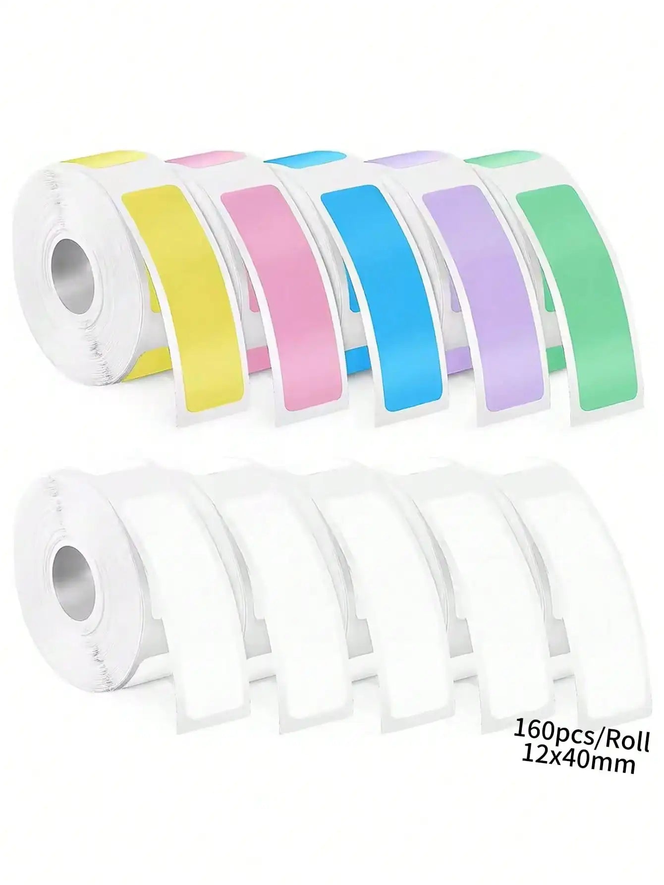 160-Label 12x40mm Thermal Label Roll