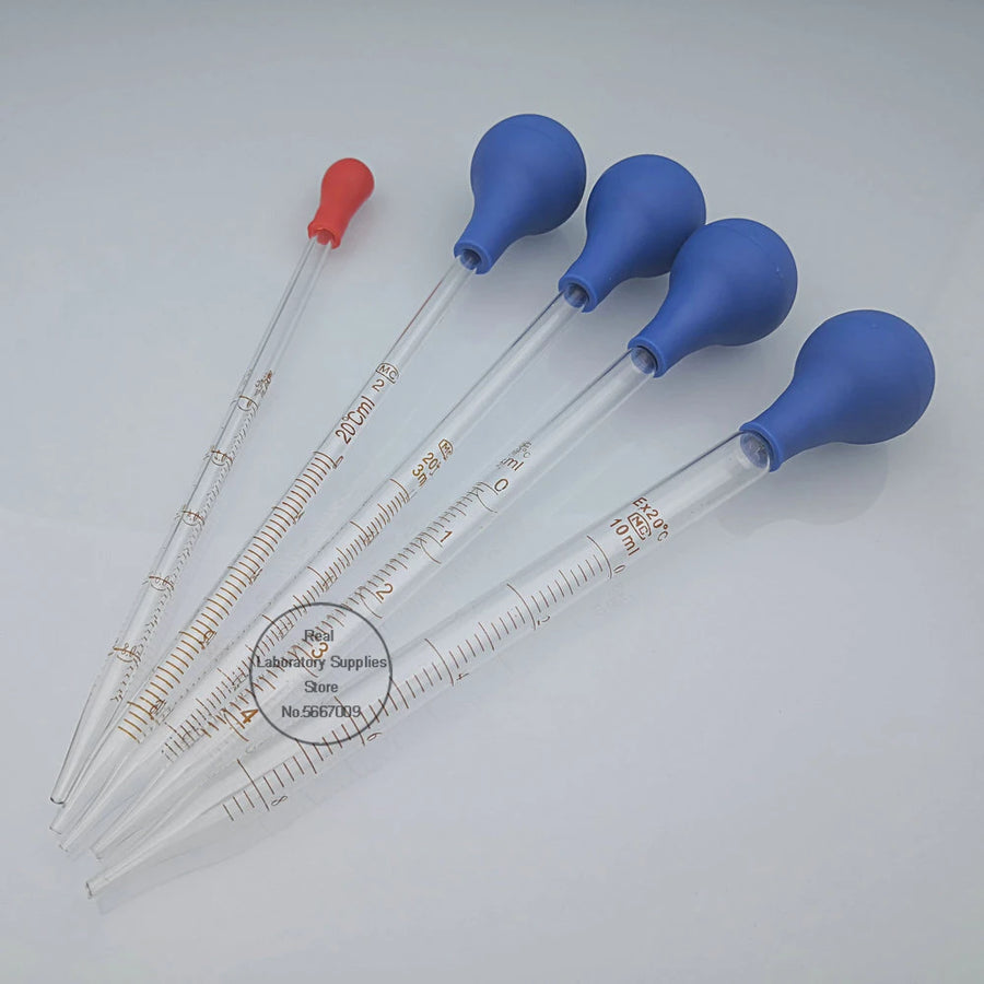 Glass Pipette Dropper with rubber head