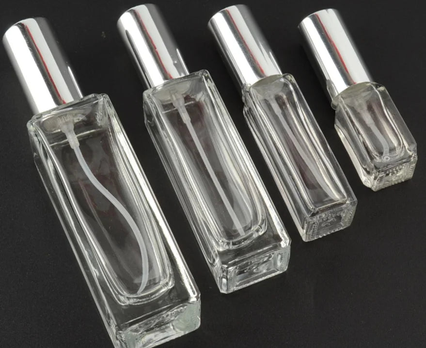 Set of 10 3-50ml Glass Spray Bottles