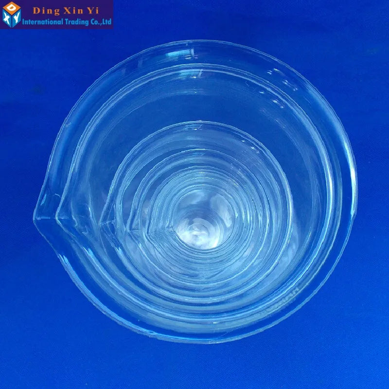 5Pcs Glass Beaker Set 5/10/25/50/100ml Borosilicate Glass Laboratory Measuring Cup Glassware School Study Lab Educational Supply