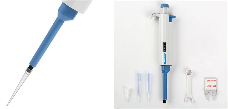 Larksci Equipment Laboratory Pipette Single Channel Pipette Adjustable Micropipette For Pipettor Tips