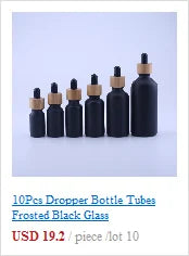 10pcs 5ml Amber Dropper Glass Bottles Cute Essential Oil Bottles with Eye Dropper for Perfume