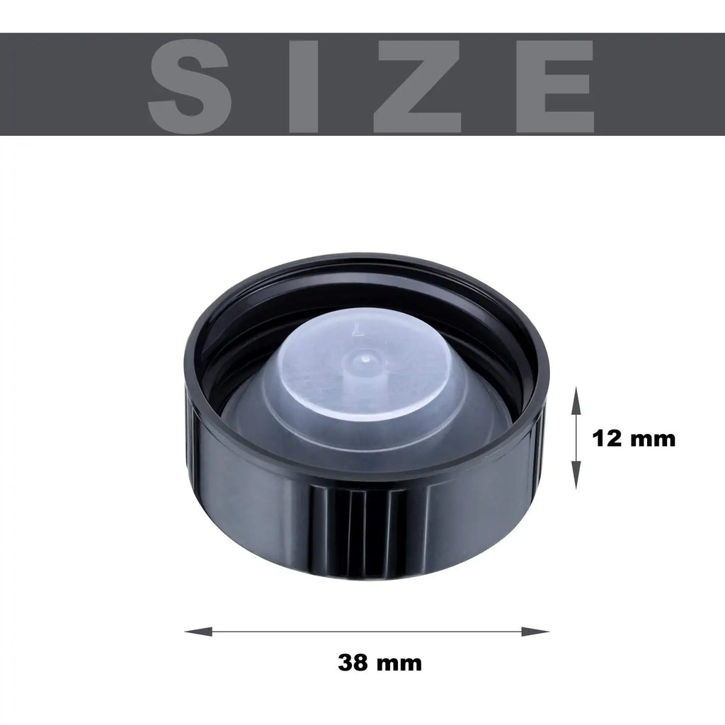 12Pcs 28/33/38mm Poly Seal Screw Growler Caps Plastic Lids Amber Boston Glass Beer Bottles Poly Cone Cap Brewing Wine Jug Cap