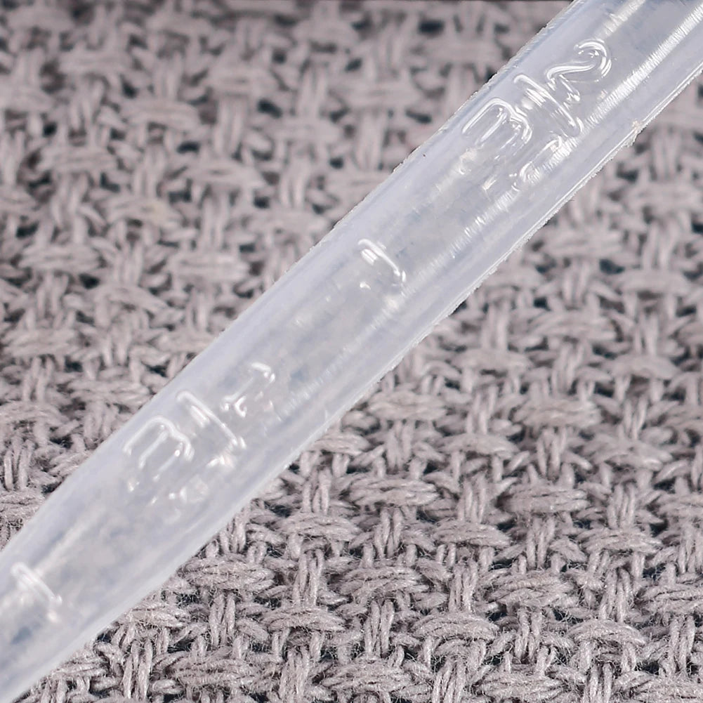 10/100Pcs Plastic Pipettes 3ml Transparent Transfer Pipette Droppers Epoxy Resin Casting Scientific Experiment Liquid Extraction