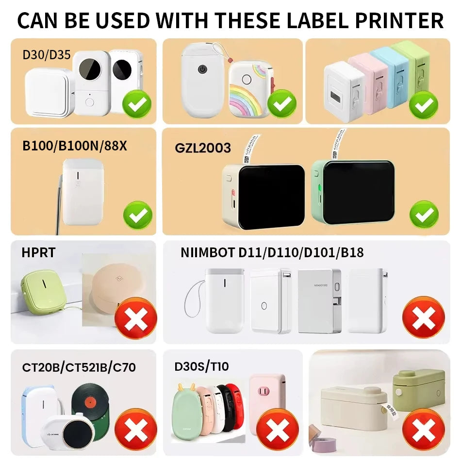 Set of 5 White Thermal Label Rolls – view 11