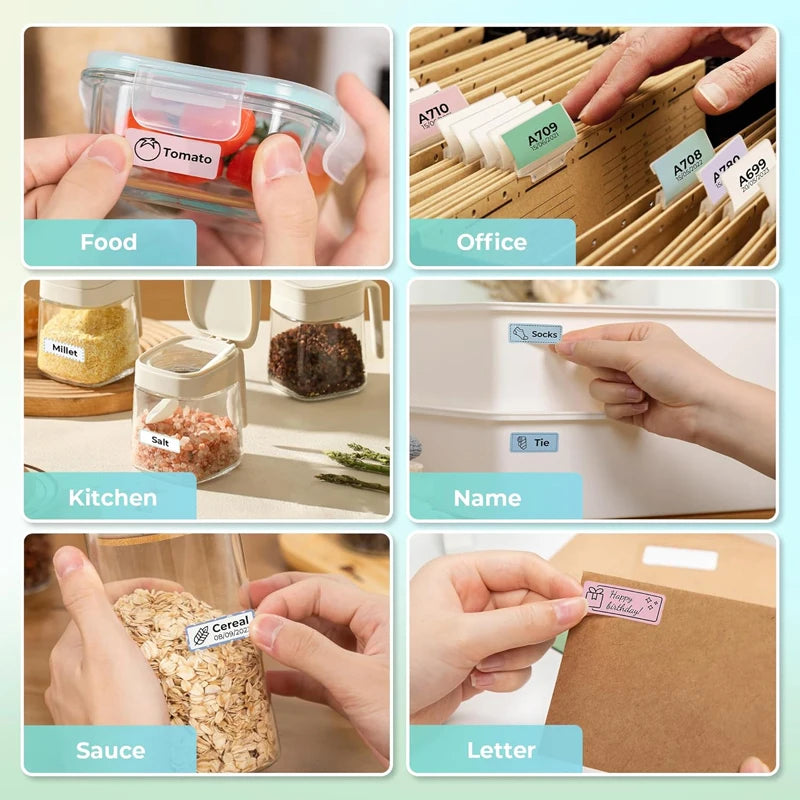 Thermal Label Tape Roll for Mini Label Printers – view 5
