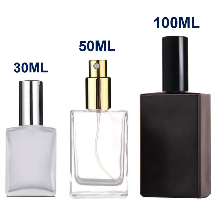 Glass Perfume Spray Bottles