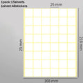 Square Matte Write-On Labels – view 7