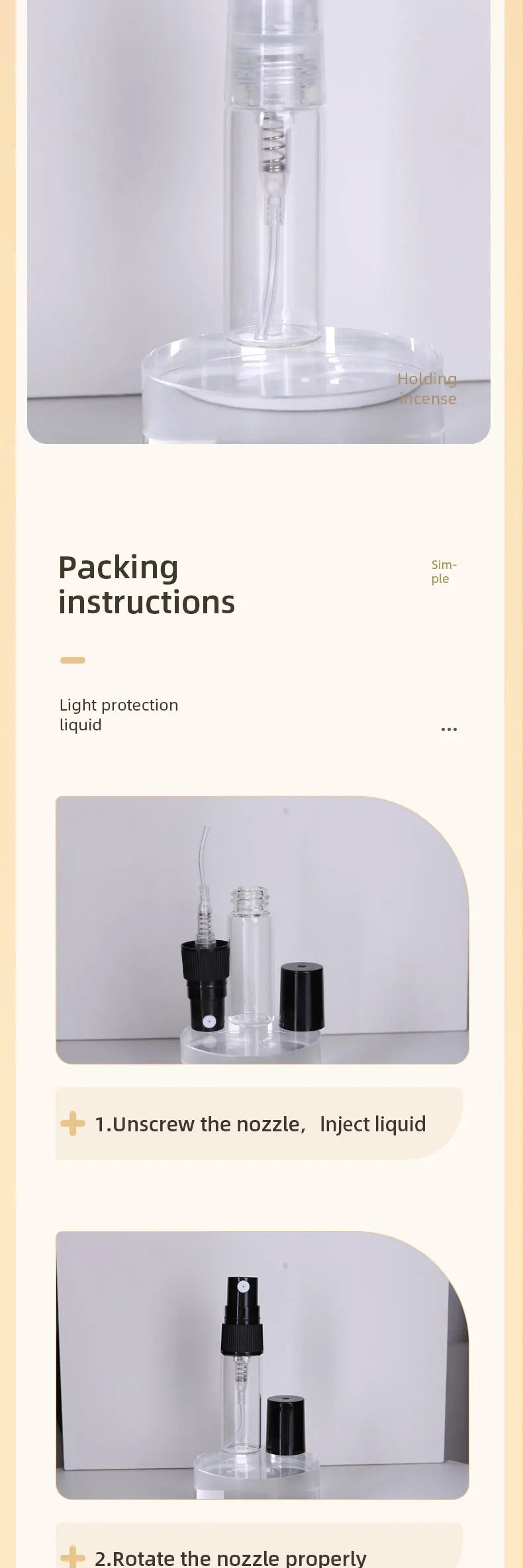 50/batch 3ml High Quality Clear Glass Perfume Bottle Ultra Fine Mist Moisturizing Spray Bottle Mini Cologne Perfume Bottle
