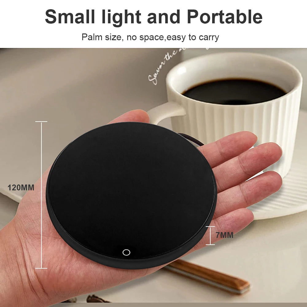 Mug Warmer USB Coffee Cup Heater Electic Milk Tea Coffee Cup Warmer Thermostatic Heating Coaster Cup Mug Warmer for Office Home