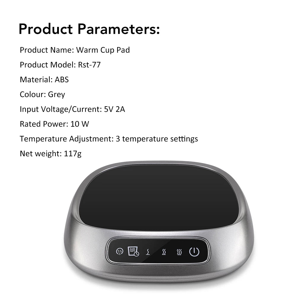 USB Cup Warmer Coffee Smart Constant Temperature Electric Mug Heating Pad Warm Milk Plate Home Office Tea Water Heater Coaster