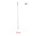 1pc Stainless Steel Lab Micro Spatula Medicine Spoon Scoop Shovel Pharmacy 100mm / 125mm / 150mm / 180mm / 200mm / 220mm