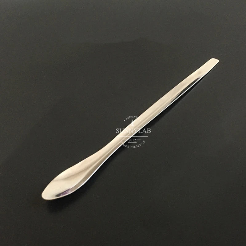 3pcs/set (10/12/14cm) Lab Stainless Steel Medicinal Sample Weighing Spoon in School Experiment Equipment