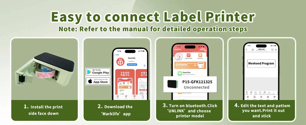 Marklife P15 Portable Thermal Printer