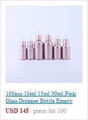 10pcs 5ml Amber Dropper Glass Bottles Cute Essential Oil Bottles with Eye Dropper for Perfume