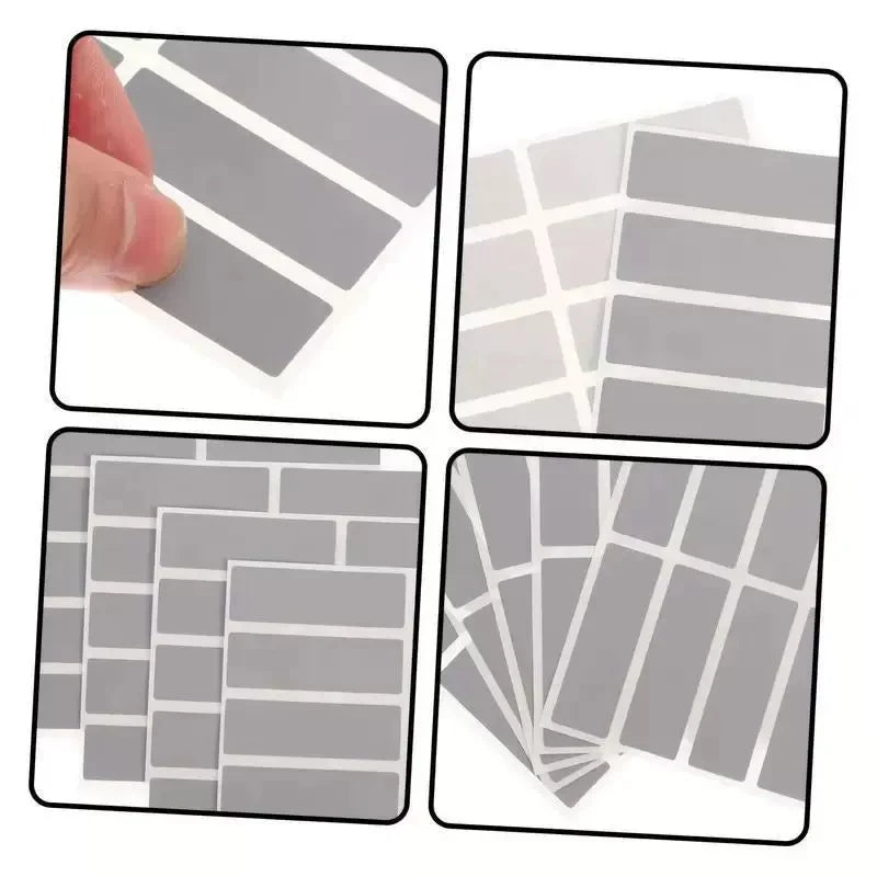 Set of 100 1.9x0.6-Inch Scratch-Off Labels