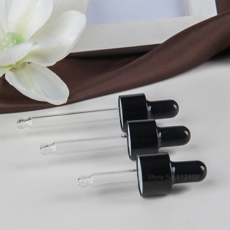 10pcs 5ml 10ml 15ml 30ml 50ml Amber Glass Dropper Bottle With Dropper Pipettes Empty Drop Bottle Perfume Bottle Containers