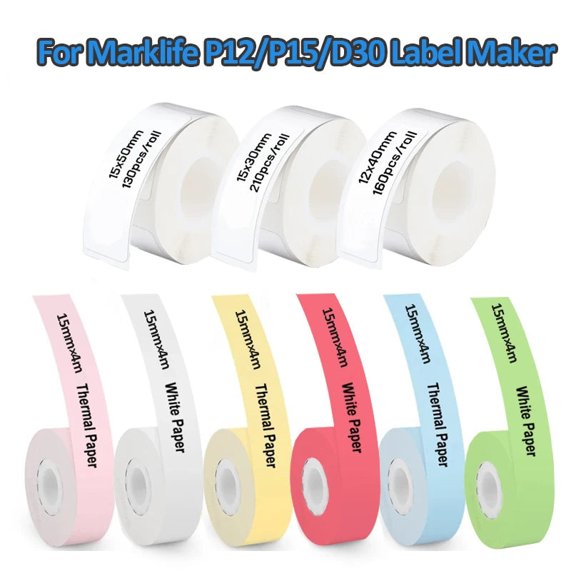 15mm Continuous Waterproof Thermal Label Tape