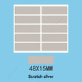 Set of 100 1.9x0.6-Inch Scratch-Off Labels – view 7