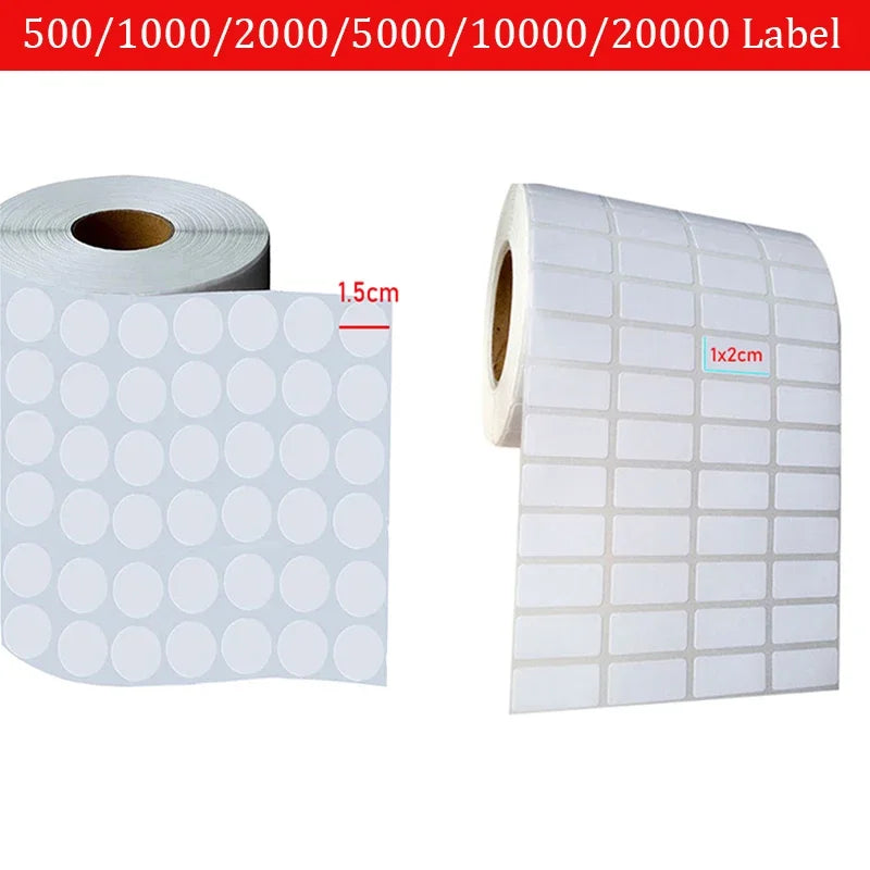 Set of 1000 Round Classification Labels