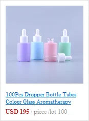 10pcs 5ml Amber Dropper Glass Bottles Cute Essential Oil Bottles with Eye Dropper for Perfume
