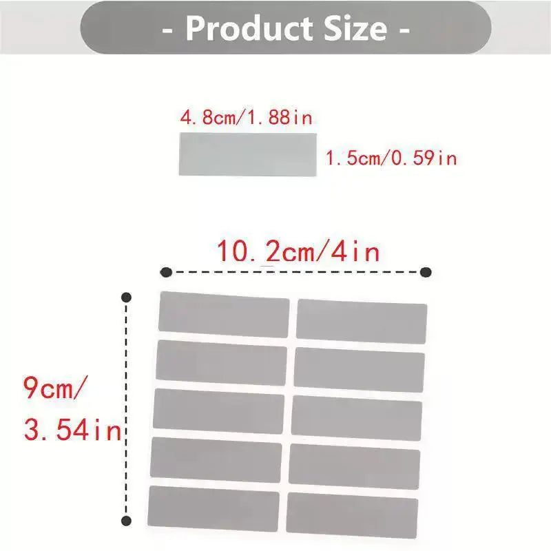 Set of 100 1.9x0.6-Inch Scratch-Off Labels – view 4