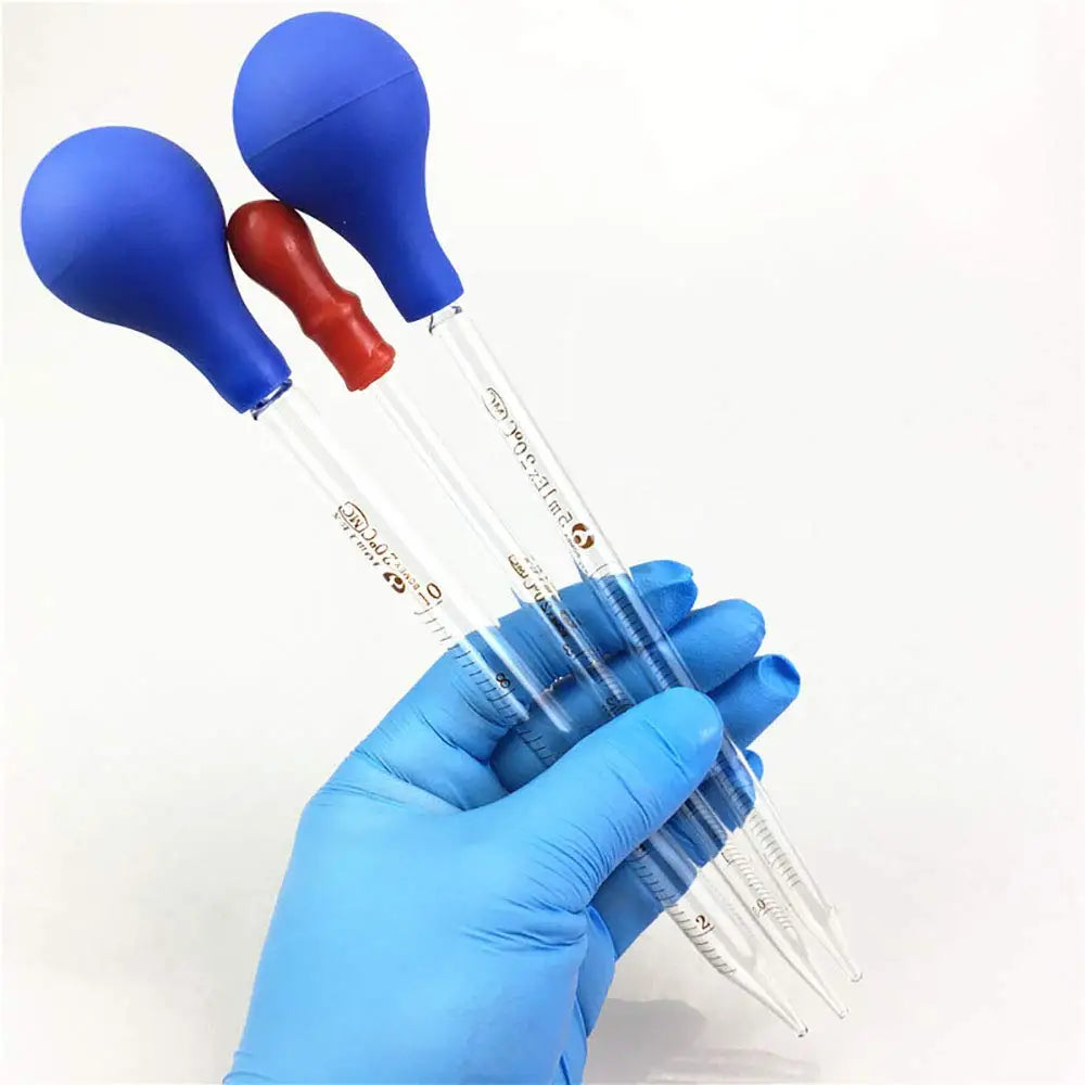 3pcs 10ML 5ML 2ML Glass Graduated Pipettes Transfer Dropper for Liquid Essential Oil Fluid and Liquid Pipettors