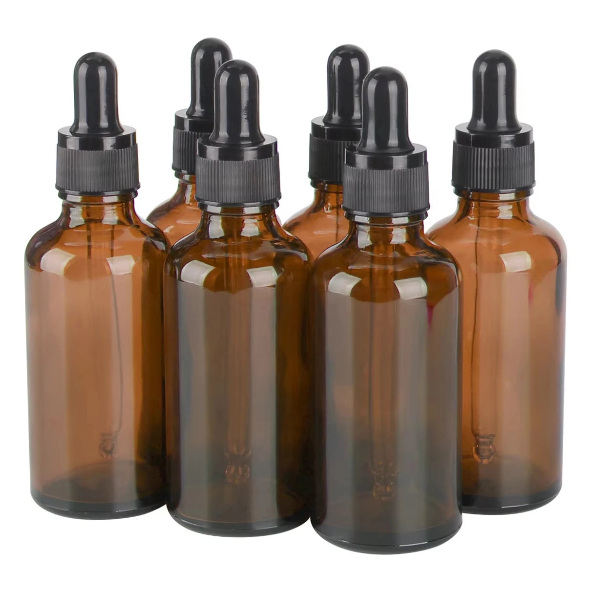12pcs 30ml amber light proof glass essential oil bottle with glass dropper for essential oil sample cosmetics perfume travel