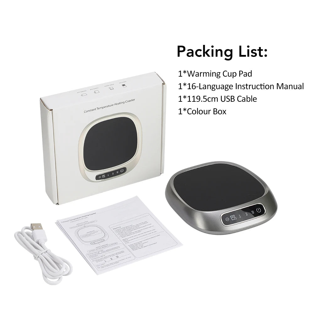 USB Cup Warmer Coffee Smart Constant Temperature Electric Mug Heating Pad Warm Milk Plate Home Office Tea Water Heater Coaster