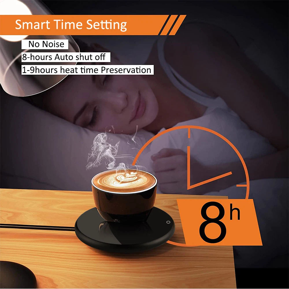 Mug Warmer USB Coffee Cup Heater Electic Milk Tea Coffee Cup Warmer Thermostatic Heating Coaster Cup Mug Warmer for Office Home