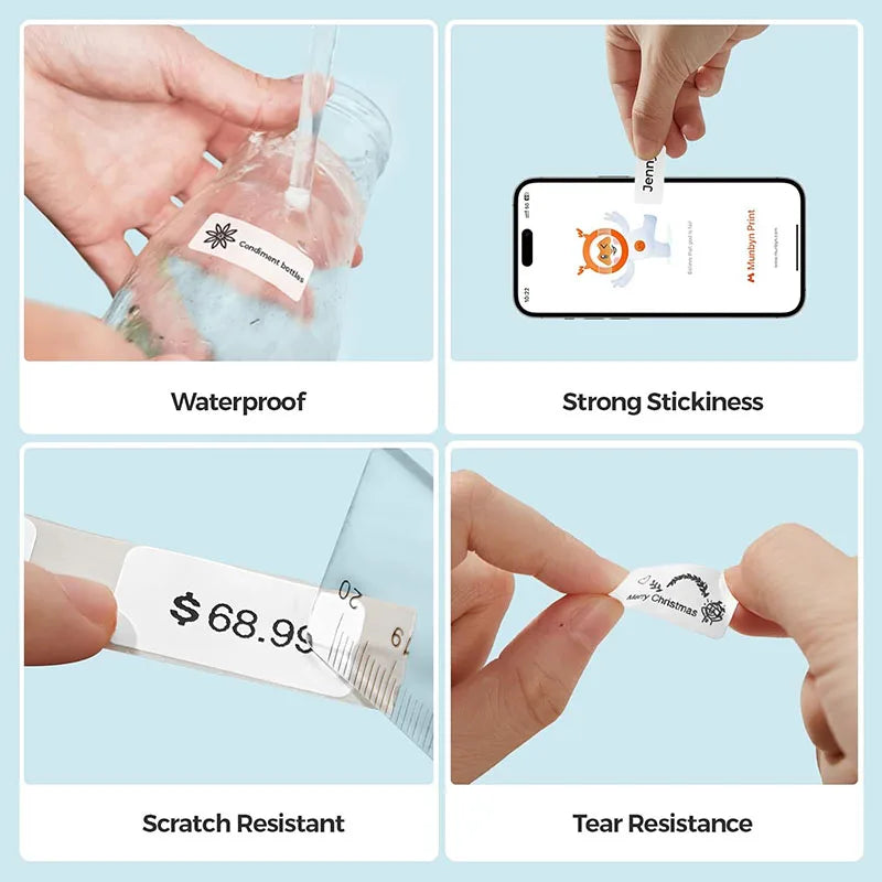 12x40mm Waterproof Thermal Label Tape – view 2