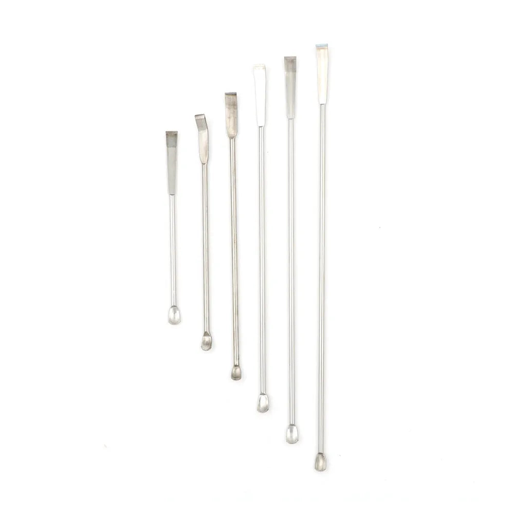 New 1pcs Stainless Steel Lab Micro Spatula Medicine Spoon Scoop Shovel PharmacyHealthy  10-22cm