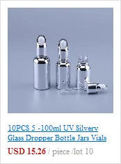 10pcs 5ml Amber Dropper Glass Bottles Cute Essential Oil Bottles with Eye Dropper for Perfume