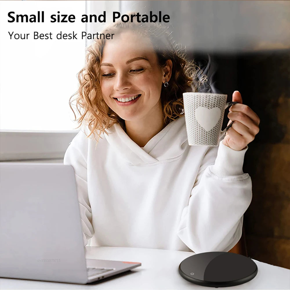 Mug Warmer USB Coffee Cup Heater Electic Milk Tea Coffee Cup Warmer Thermostatic Heating Coaster Cup Mug Warmer for Office Home