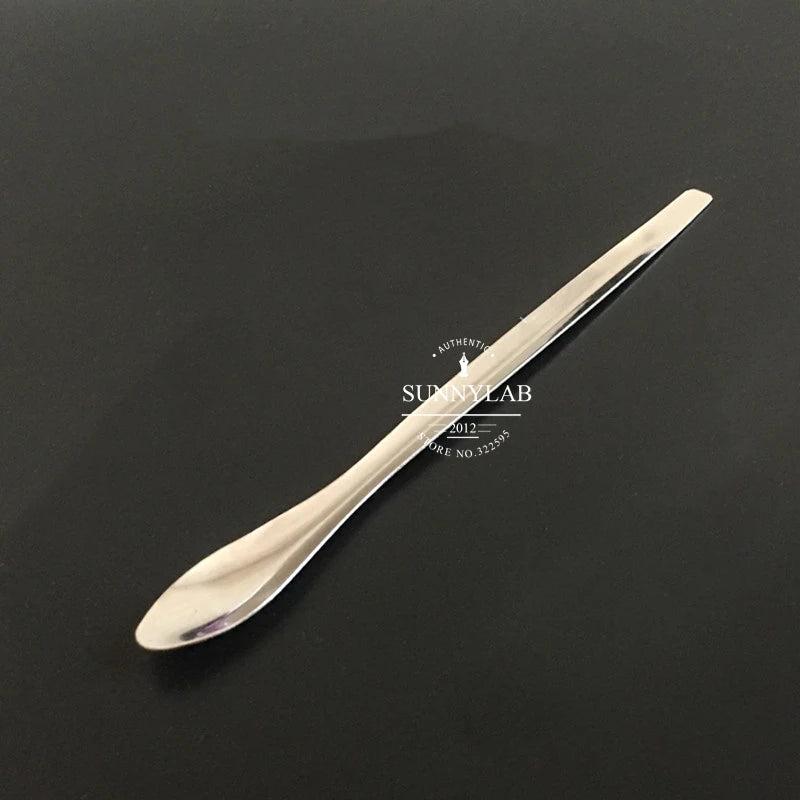 3pcs/set (10/12/14cm) Lab Stainless Steel Medicinal Sample Weighing Spoon in School Experiment Equipment
