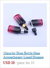 10pcs 5ml Amber Dropper Glass Bottles Cute Essential Oil Bottles with Eye Dropper for Perfume